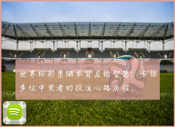 世界杯彩票晒单背后的智慧:专访多位中奖者的投注心路历程
